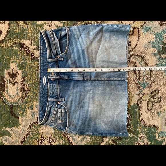 Old Navy denim skirt. Excellent condition, looks new. - Picture 2 of 6